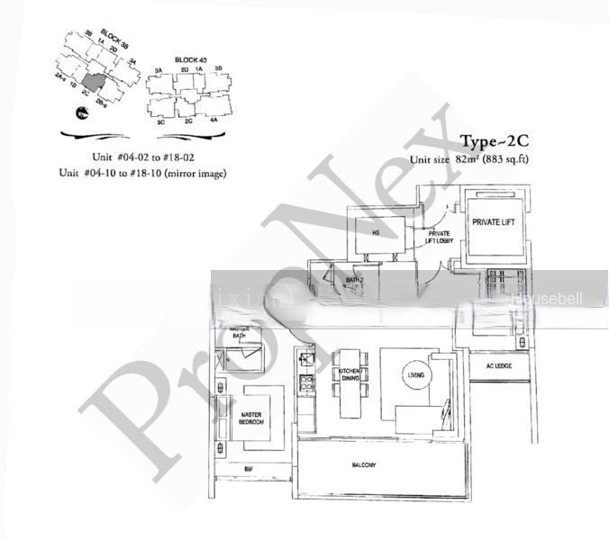 The Laurels @ Cairnhill Road, S$ 2,680,000, 883 sqft, Condos - Condominium