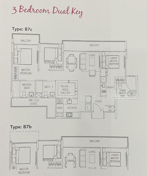 Watercolours, S$ 1,458,888 (Negotiable), 1,098 sqft, Condos - Executive Condominium