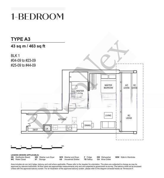 CanningHill Piers, S$ 1,450,000 (最低价格), 463 sqft, 公寓 - Condominium