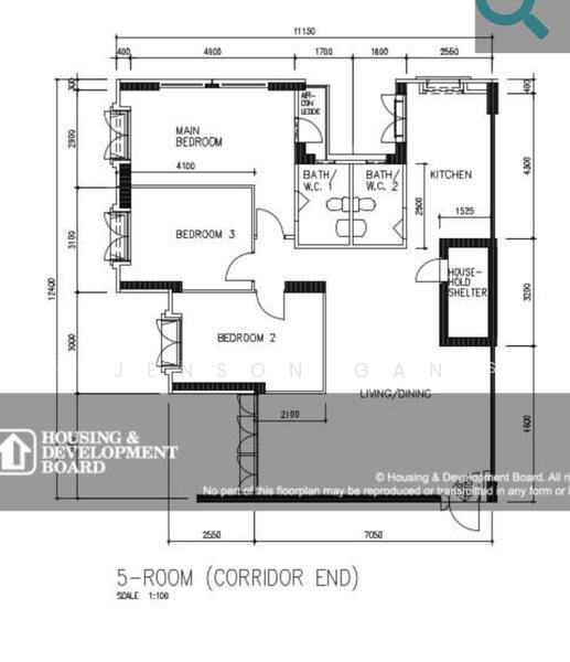 174D Edgedale Plains, S$ 640,000 (可协商价格), 1,184 sqft, 组屋 - 5 I
