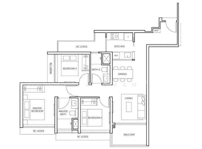 AMO Residence, S$ 5,299 (Negotiable) /mo, 958 sqft, Condos - Condominium