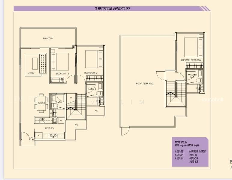 Parc Olympia, S$ 1,900,000 (可协商价格), 1,808 sqft, 公寓 - Condominium