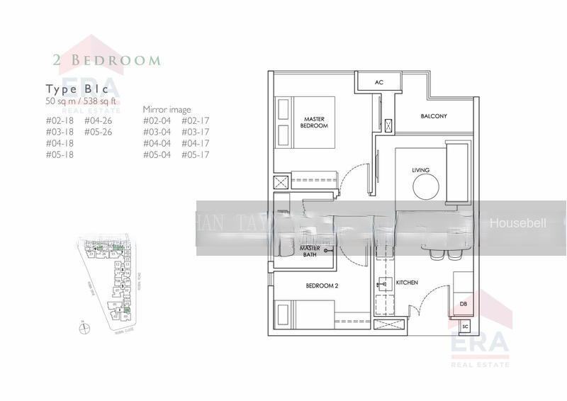Robin Residences, S$ 1,560,000, 538 sqft, 公寓 - Condominium