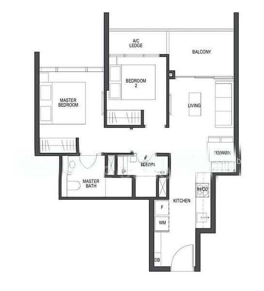 2 Bed Condo for Sale in  Pullman Residences Newton(7)
