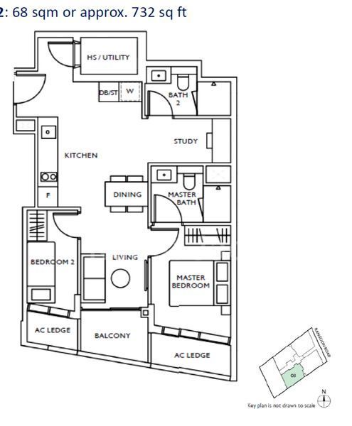 The Ranz, S$ 1,630,000, 732 sqft, Condos - Apartment