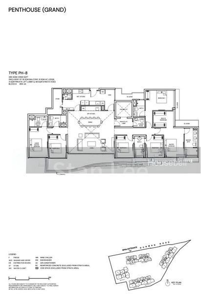 Grand Dunman, S$ 6,015,000, 2,390 sqft, 公寓 - Condominium