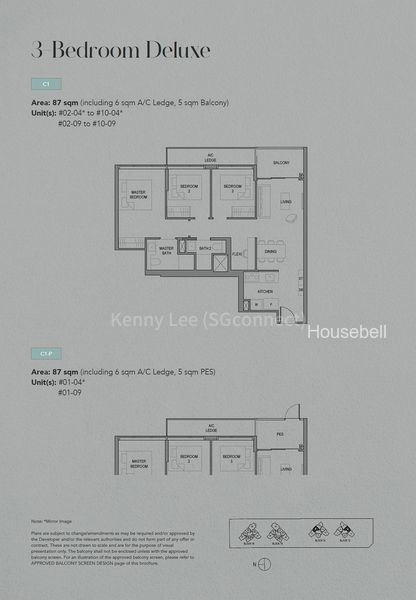 3 Bed Apartment (Condo) for Sale in  Sora, S$ 2,148,000, 936 sqft, Condos - Apartment