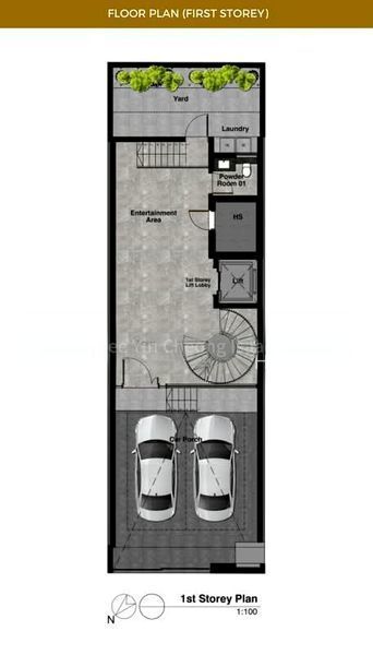 5 Bed Terraced House (Landed) for Sale in  Boon Teck Road, S$ 7,500,000, 1,443 sqft, Landed - Terraced House