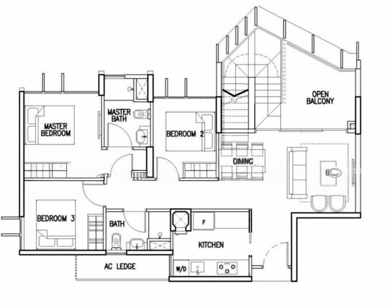 The Skywoods, S$ 1,899,999, 1,163 sqft, Condos - Condominium