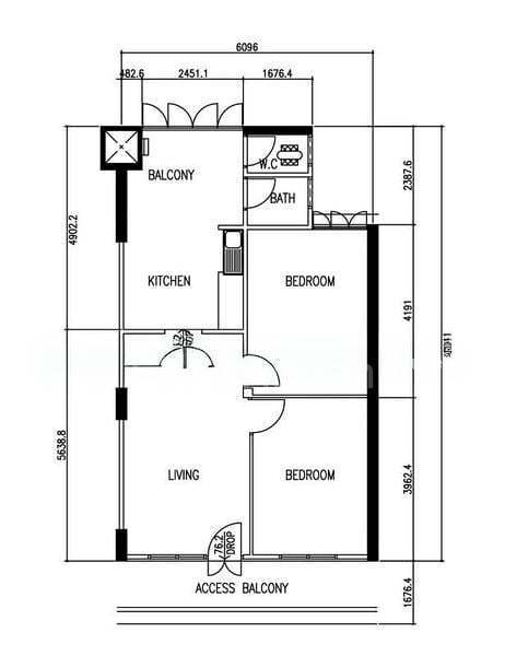 3 Room (3I) HDB for Sale in  1 Hougang Avenue 3(7)