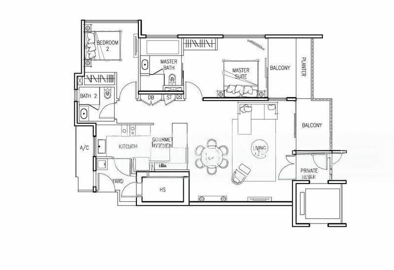 The Residences at W Sentosa Cove, S$ 2,907,200, 1,658 sqft, Condos - Condominium