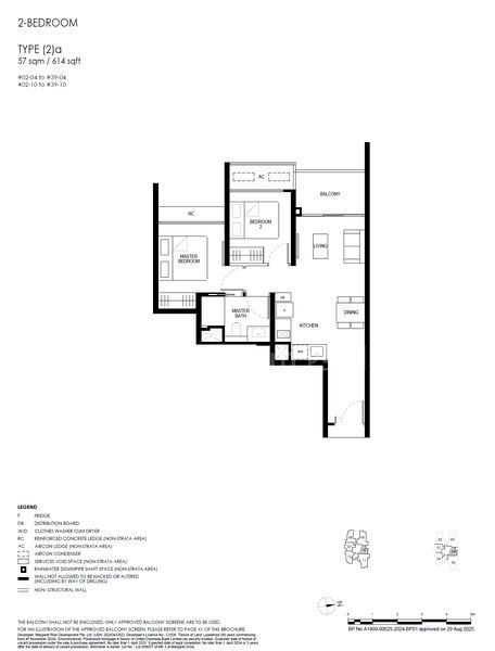 Penrith, S$ 1,780,000, 614 sqft, 公寓 - Condominium