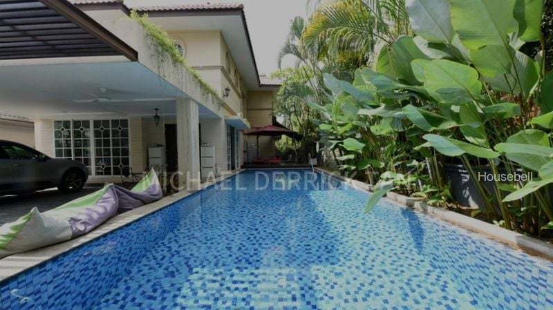 4+1 Bed Semi-Detached House (Landed) for Rent in  Gentle Villas, S$ 20,000 /mo, Landed - Semi-Detached House