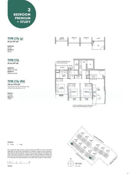 Tenet, S$ 1,096,000, 893 sqft, 公寓 - Excutive Condominium