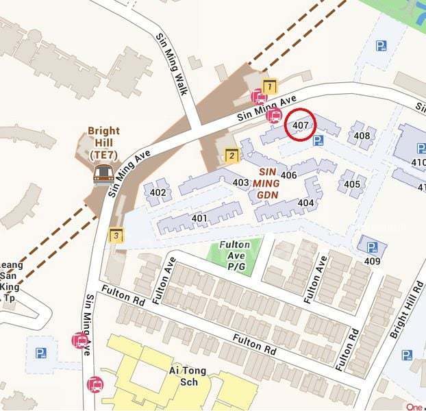 407 Sin Ming Avenue, S$ 588,000, 689 sqft, HDB - 3 S
