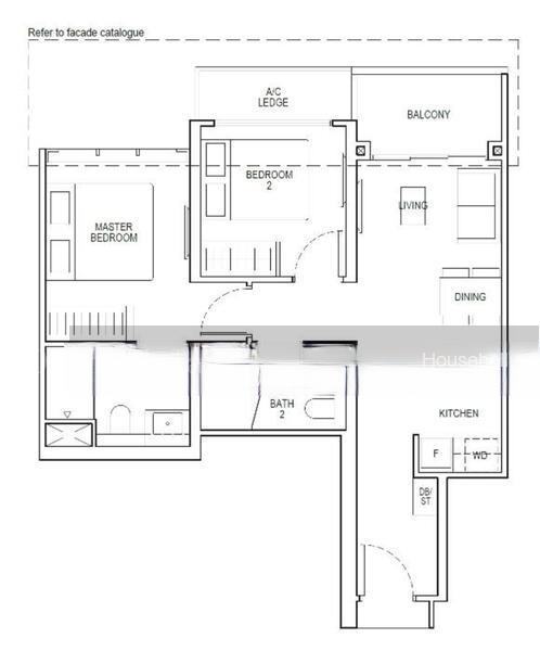 Irwell Hill Residences, S$ 5,900 (Starting From) /mo, 667 sqft, Condos - Condominium