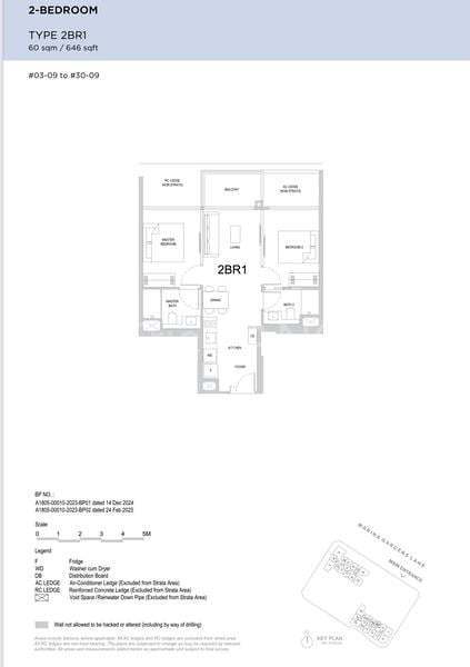 2 Bed Apartment (Condo) for Sale in  One Marina Gardens(6)