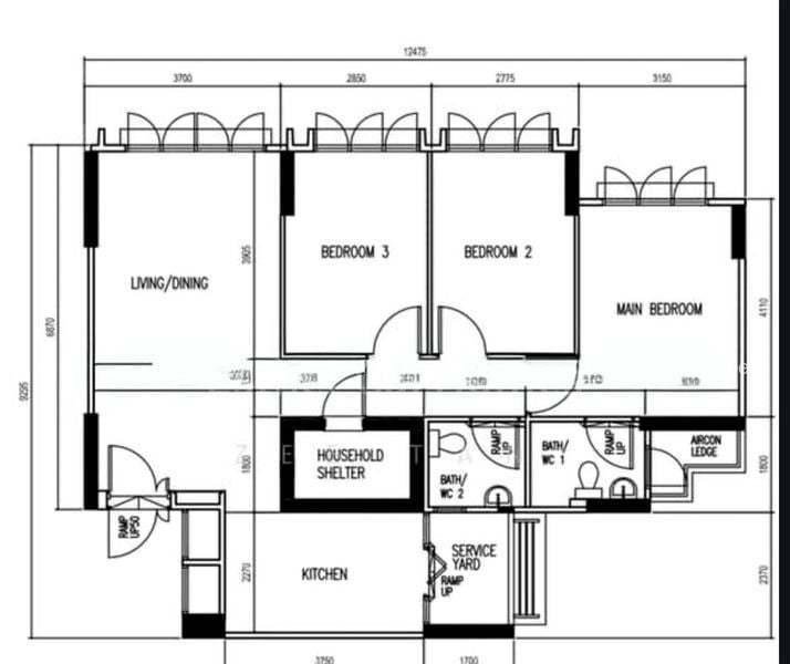 470A Upper Serangoon Crescent, S$ 650,000, 990 sqft, HDB - 4 A