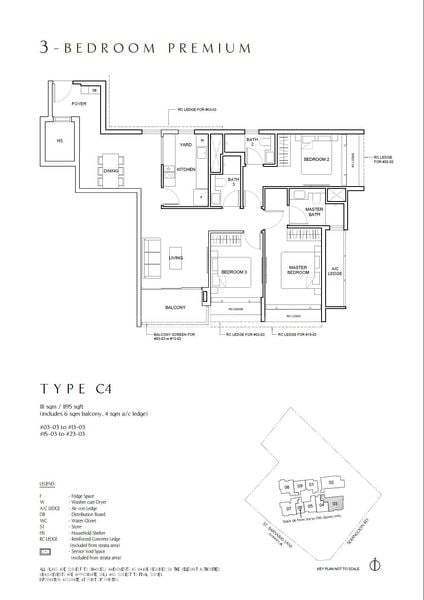 3 Bed Apartment (Condo) for Sale in  The Arcady At Boon Keng(7)