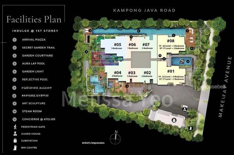 The Atelier, S$ 6,000 /月, 872 sqft, 公寓 - Condominium