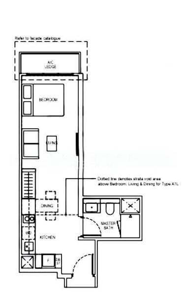 Irwell Hill Residences, S$ 3,800 /月, 398 sqft, 公寓 - Condominium