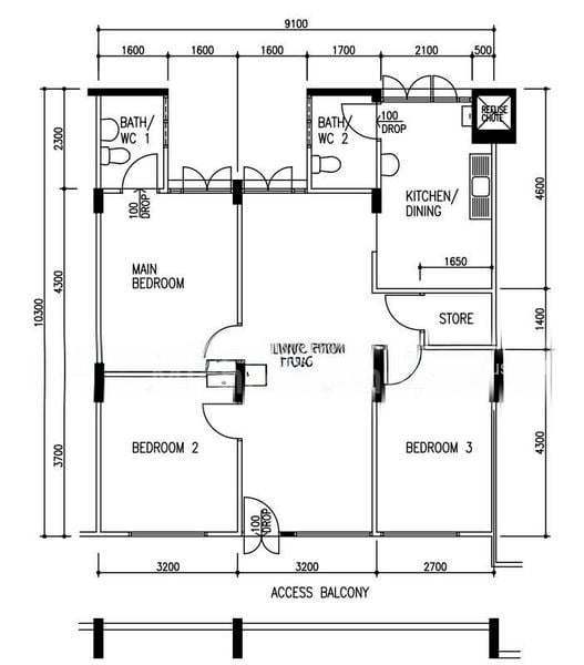 110 Bishan Street 12, S$ 720,000, 904 sqft, 组屋 - 4 S