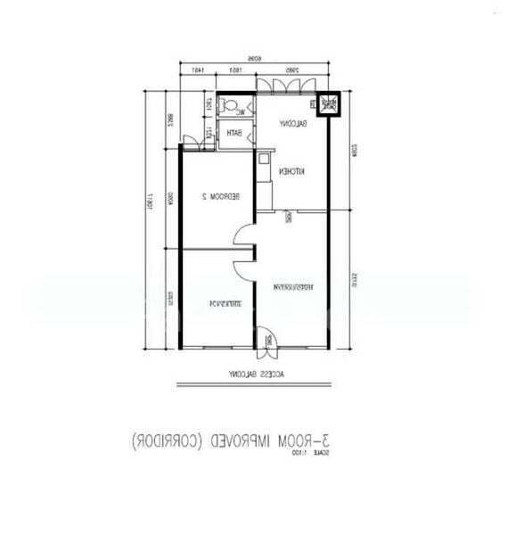171 Stirling Road, S$ 385,000, 645 sqft, HDB - 3 I