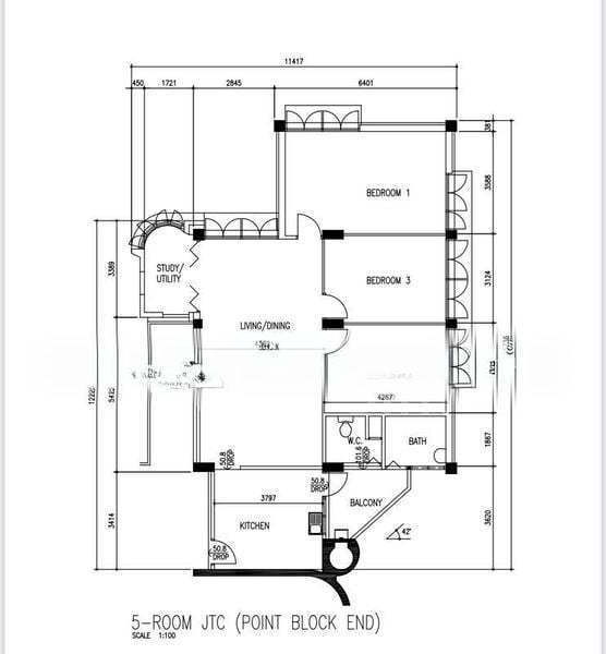 205 Boon Lay Drive, S$ 565,000, 1,377 sqft, HDB - 5 I