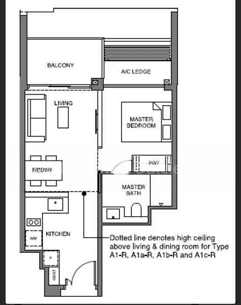 Leedon Green, S$ 3,800 /月, 473 sqft, 公寓 - Condominium