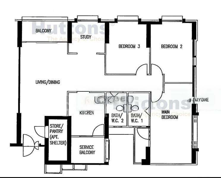 62 Lorong 4 Toa Payoh, S$ 900 /mo, 150 sqft, HDB - 5 A