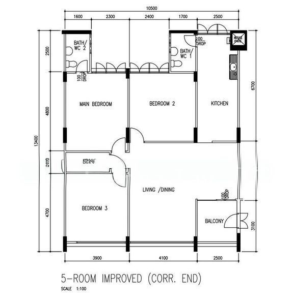 265 Yishun Street 22, S$ 648,888, 1,313 sqft, 组屋 - 5 I