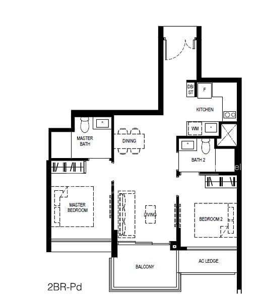 2 Bed Apartment (Condo) for Sale in  Normanton Park(6)