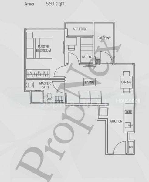 Vacanza @ East, S$ 888,000, 560 sqft, Condos - Condominium