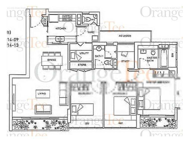 Livia, S$ 4,999 /月, 1,350 sqft, 公寓 - Condominium